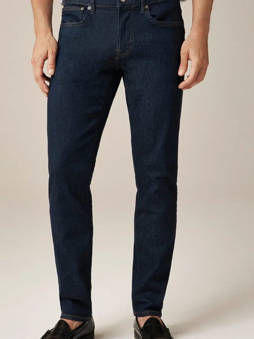 J. Crew 484 Slim-fit stretch jean in aged indigo wash, 33x32